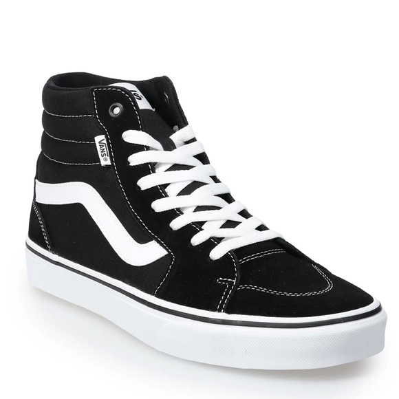 Vans Other - New! Vans Filmore Hi black suede and canvas sneakers